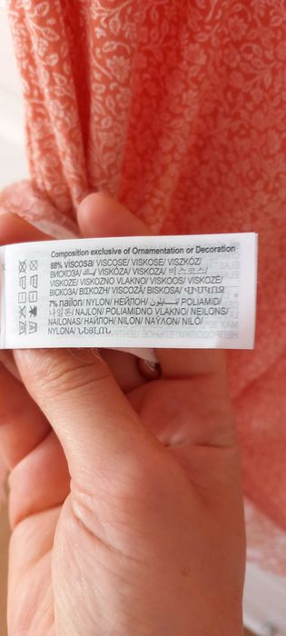 Camisa de noite fresca com renda por estrear WS tamanho XL/L