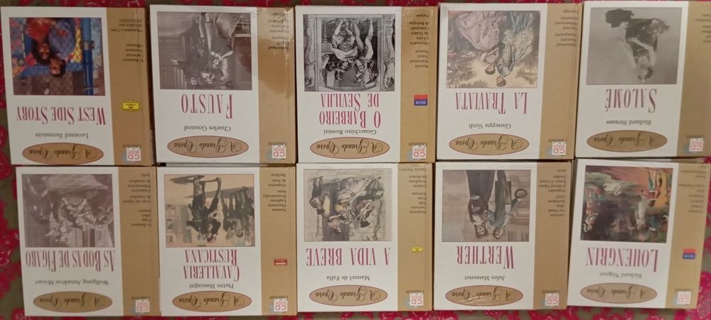 Coleção CDs c/ livro Música Clássica. A Grande Ópera.