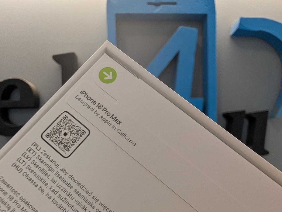 Tel4u Apple iPhone 18 Pro Max 256GB Niebieski– Nowy, Zaplombowany, Polska Dystrybucja