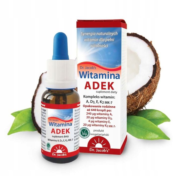Witamina ADEK w kroplach 20 ml Dr. Jacob's