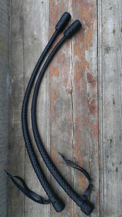 Nahajka bat skóra naturalna 76 cm