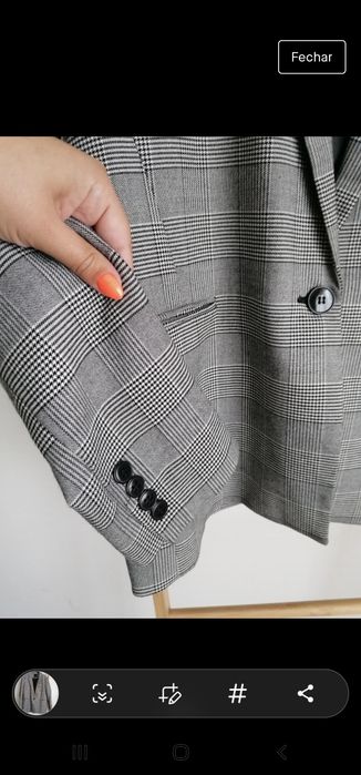 Blazer ao xadrez