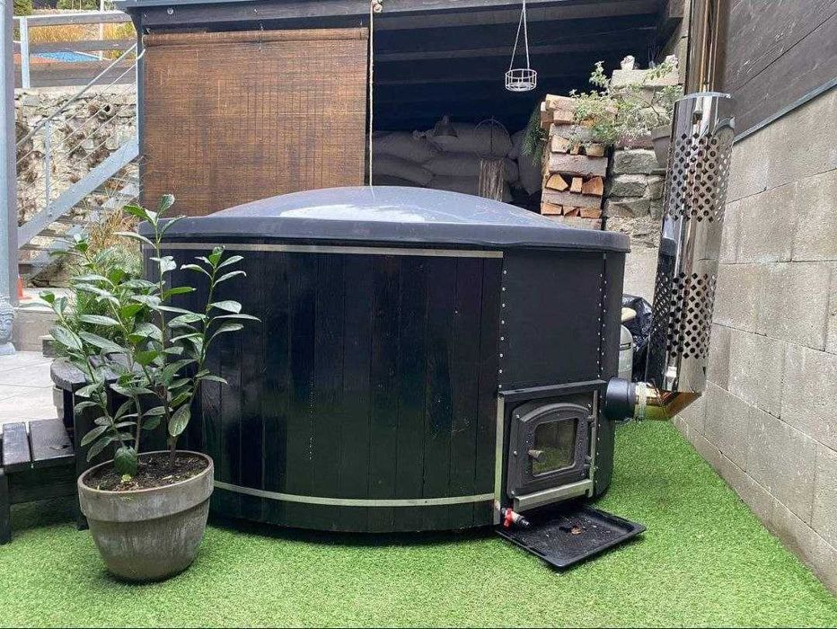 ЧАН на дровах. Вуличне джакузі.