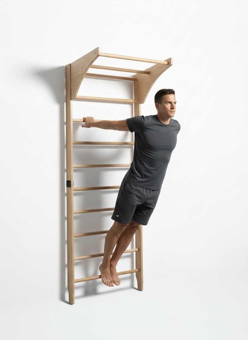 Drabinka gimnastyczna do ćwiczeń i rehabilitacji z regulacją drążka