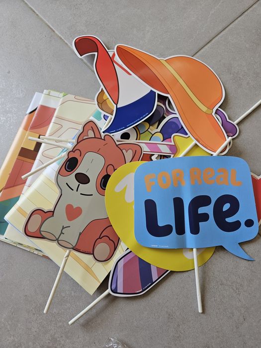 Decoração festa tema da Bluey