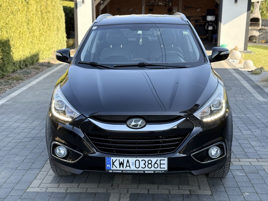 Hyundai ix35 4x4 2.0 Crdi 136 KM  Ledy,Parktronic,Grzane Fotele,Pół skóry, Zadbany !