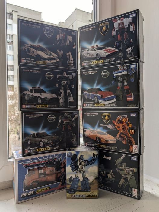 Трансформер Takara Masterpiece Prowl Red Alert Wheeljack Sunstreaker