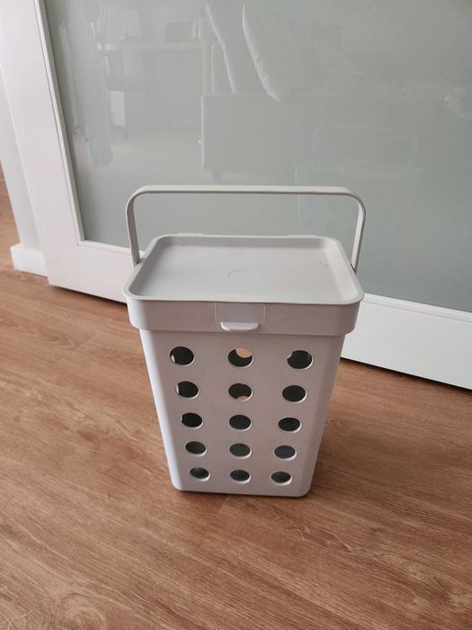 Cubo / Balde do lixo reciclagem com tampa IKEA Hållbar - Cinzento