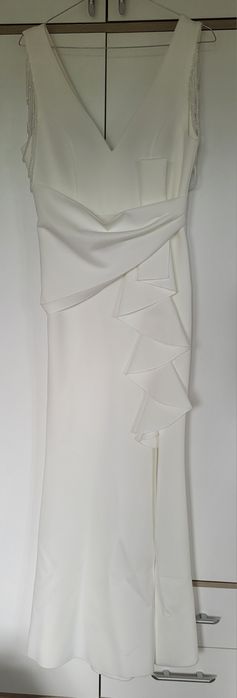 Sukienka biała długa