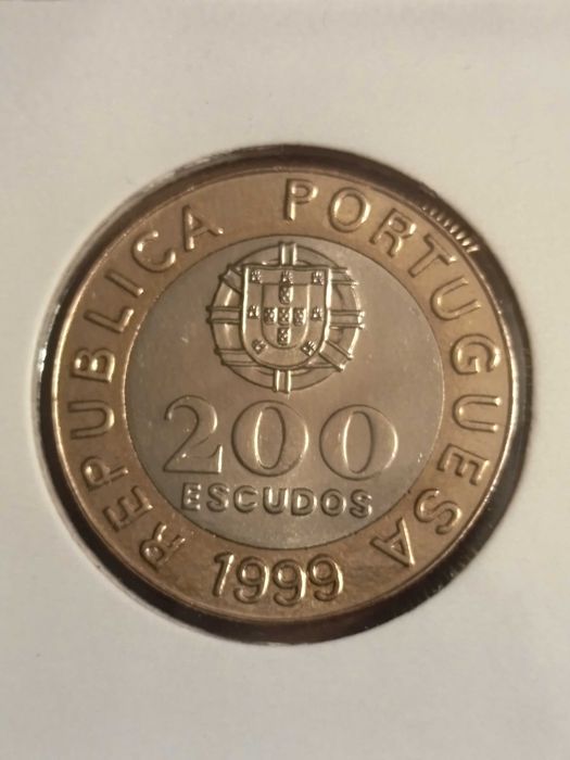 Moedas de 200 escudos Bimetálicas - De rolo