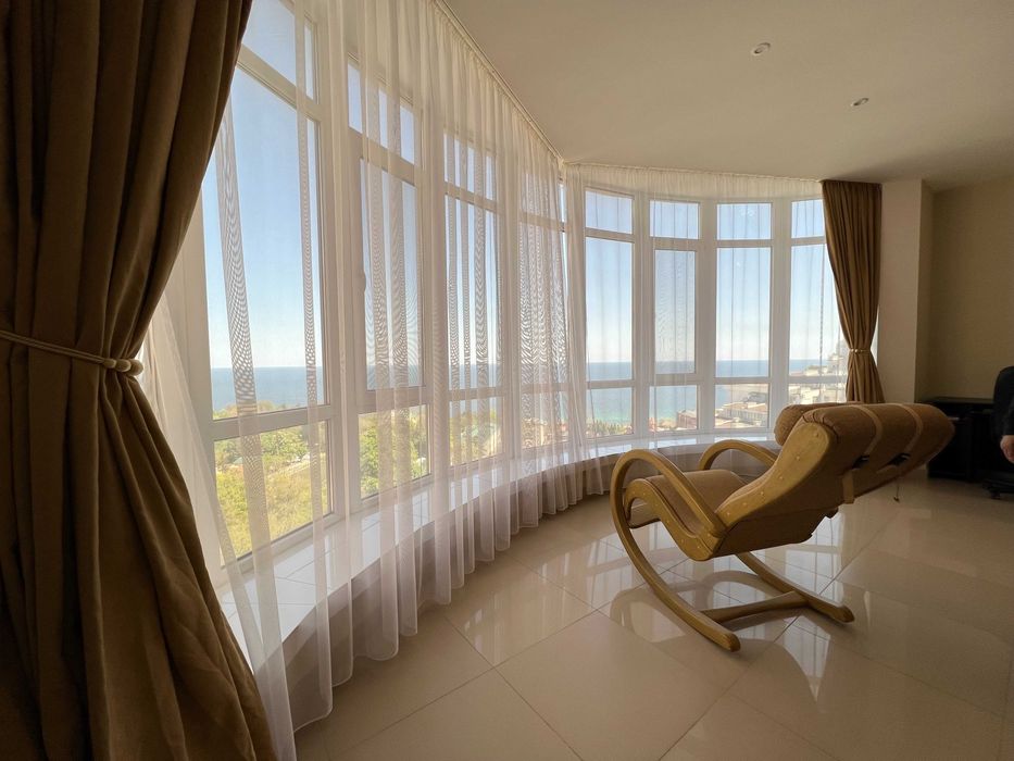 Аренда 3 комнатной квартиры в Аркадии с панорамой моря ЖК Гагаринплаза