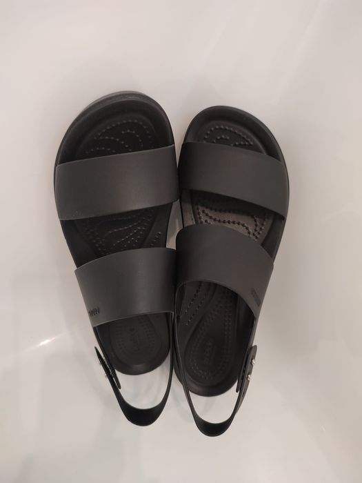 Czarne Sandały Crocs