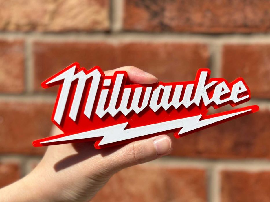Milwaukee LOGO Milwaukee - druk 3D