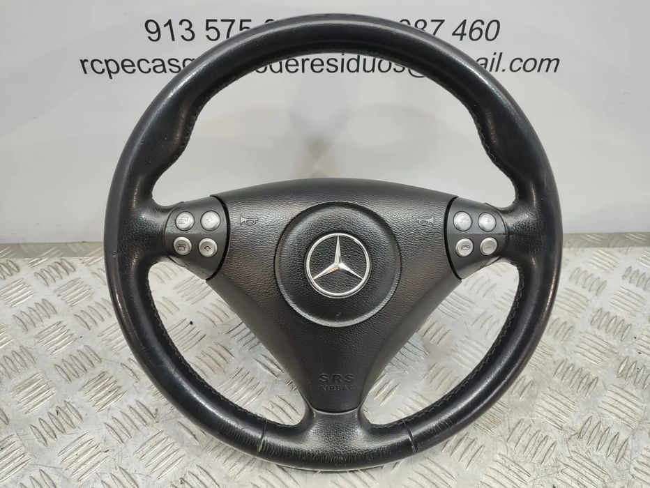 Volante Completo em Pele Multifunções Mercedes Benz SLK R171