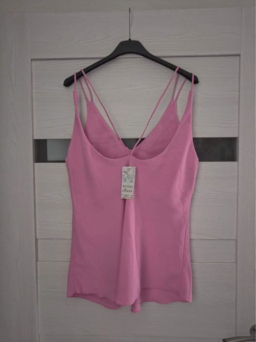 Landrynkowa koszulka top na ramiączkach S/M/L