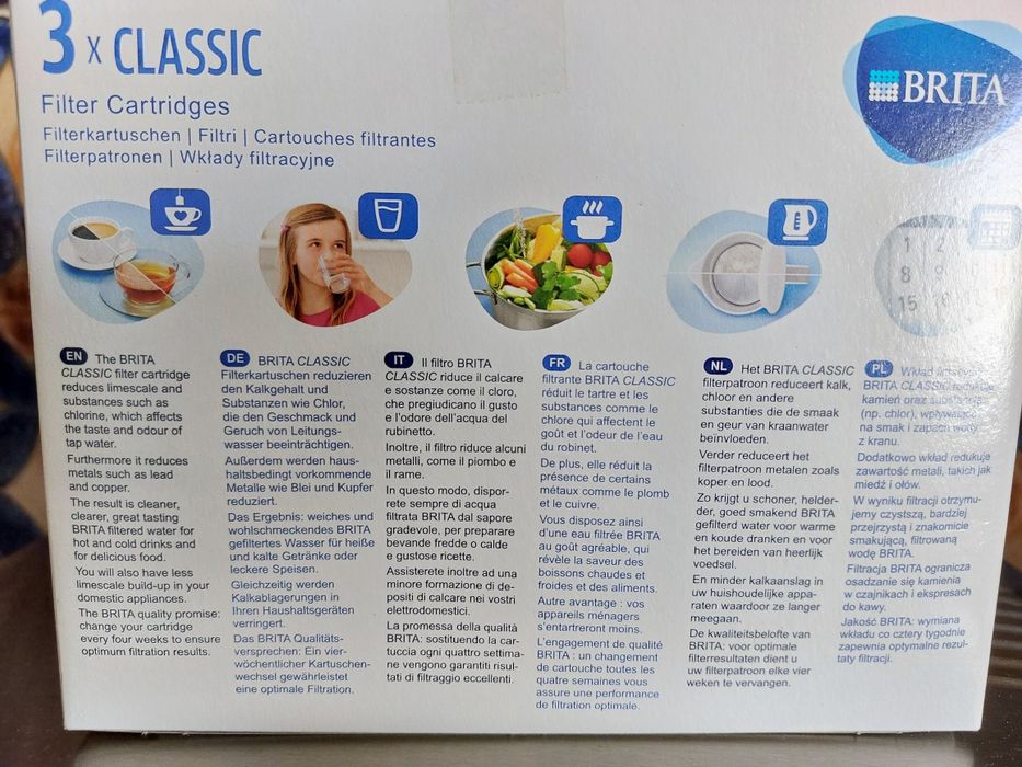 Filtros para jarro de água Brita Classic