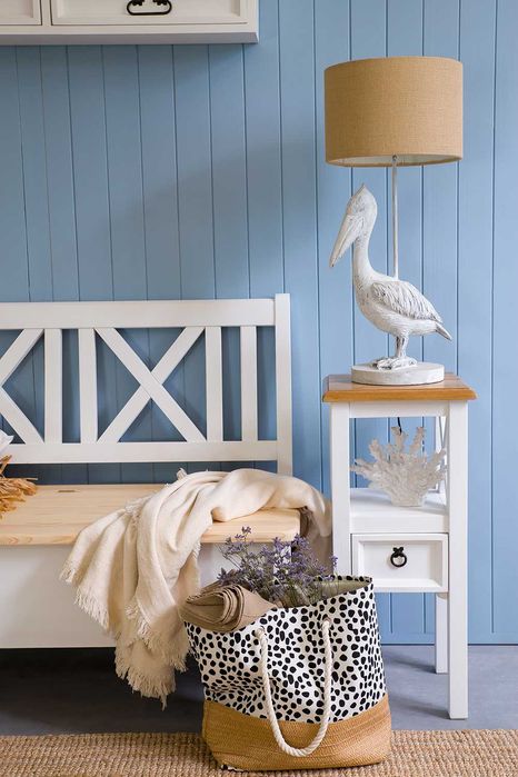 Drewniany stolik pomocniczy z szufladką MES 10 meblo-wosk