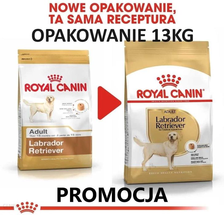 Royal Canin Labrador Retriever Adult 13 kg Promocja