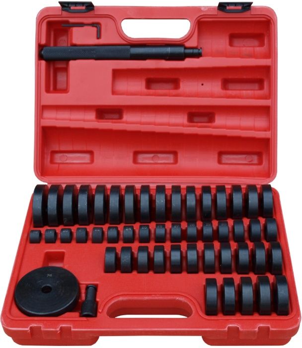 Комплект для выпрессовки подшипников, втулок, сальников 52 шт 18-74mm