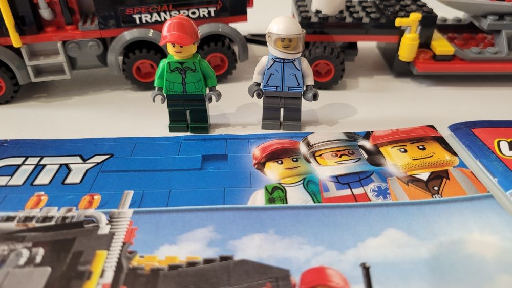Klocki lego City 60183 Transport Ciężkich ładunków.