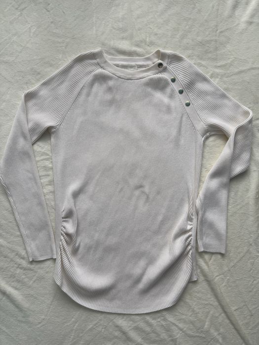 Кофта H&M реглан для вагітних М в рубчик