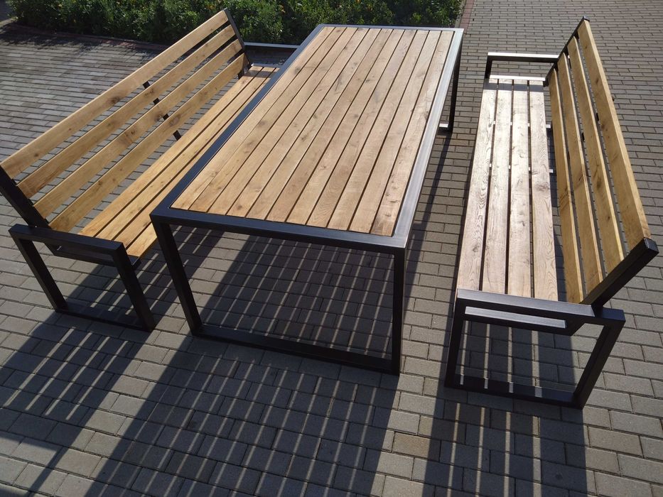 Meble ogrodowe metalowe Styl Loft