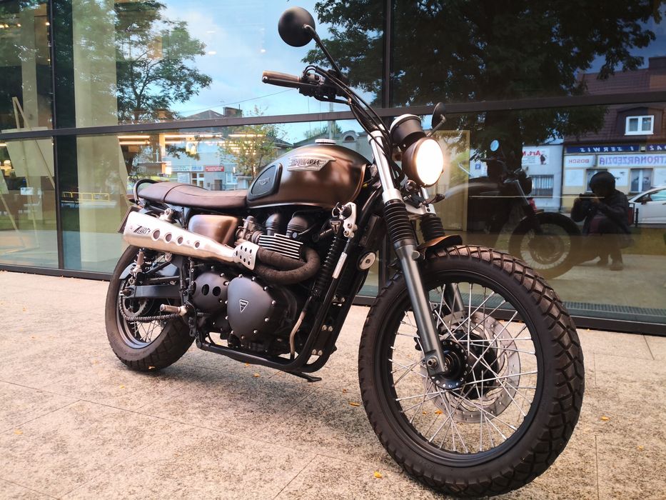 Triumph Scrambler Bonneville 900 efi Street 1200 Xe cafe