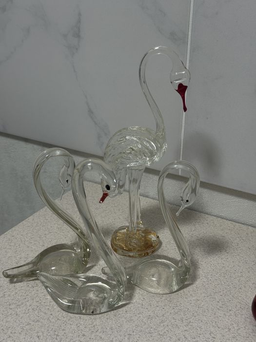 Лебеді  зі скла срср