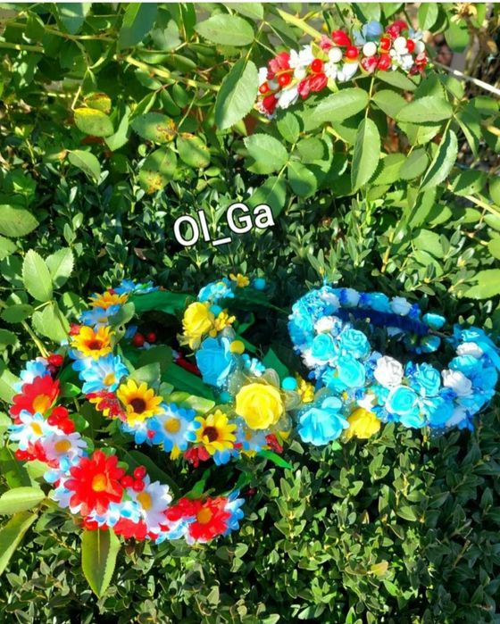 Віночки  українські під вишиванку