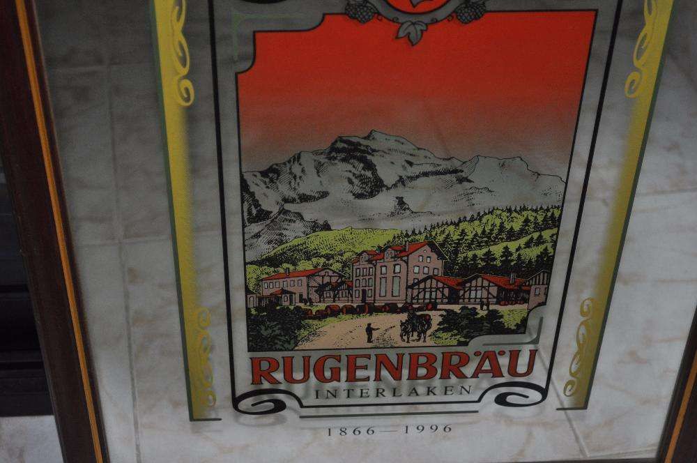 Quadro Espelho - Cervelha Rugen Brau - Suiça/Interlaken