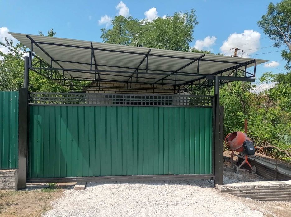 Ворота, решітки, оградки, металоконструкції,  паркани