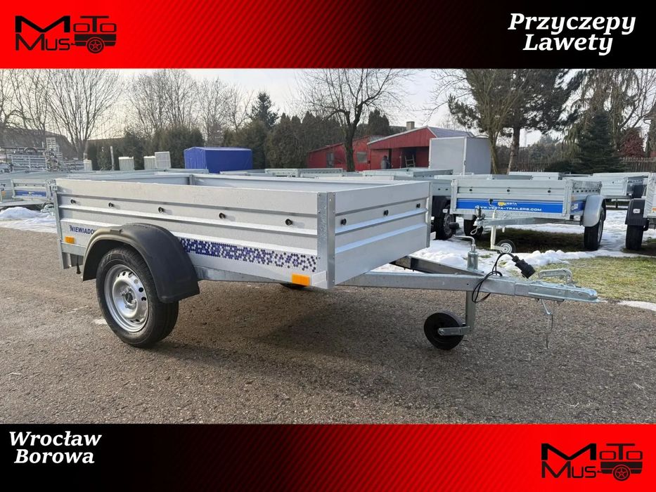 Niewiadów Przyczepa Niewiadów BO7202 WB 204x110x39 cm 1 oś 750kg nowa spawana rama HIT CENOWY  Nowa przyczepa Brenderup 203x116x35 1 oś 750 kg