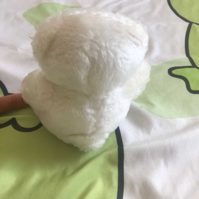 urso de peluche pequeno branco