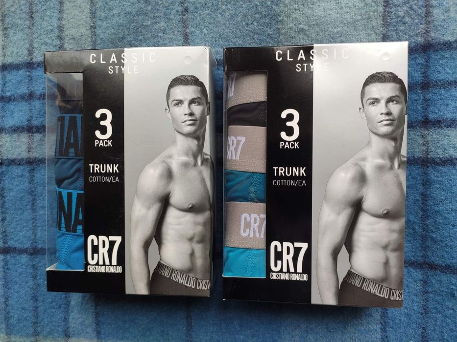 Боксери Cristiano Ronaldo CR7 розмір M, L, XL Classic Style упаковка 3шт
Ціна