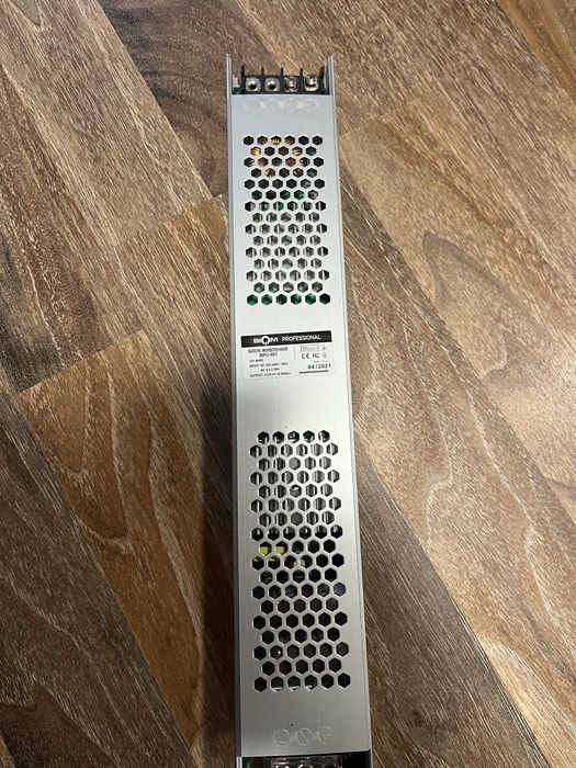 Блок питания DC12 400W 33А BPU-401 325x53x21мм BIOM Professional