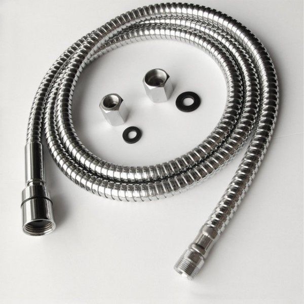 Шланг вытяжной для ванны джакузи 2 метра M15×1/2"  M12×1/2"  3/8"×1/2"