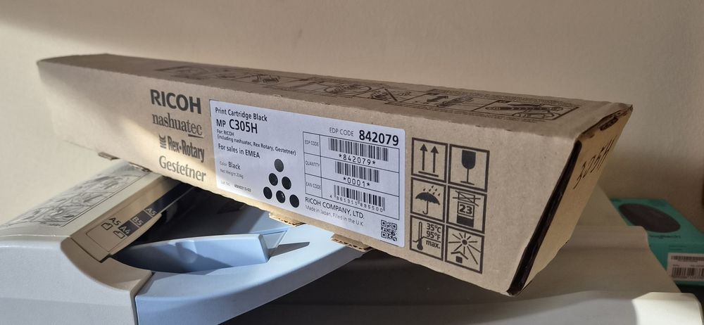 Oryginalny nowy toner 842079 RICOH MP C305H czarny black