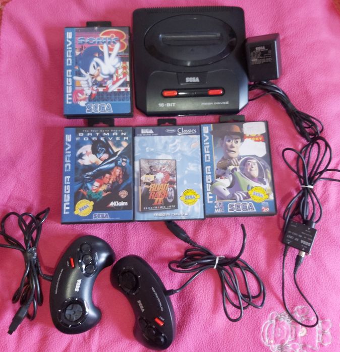 Mega drive ll+Jogos.