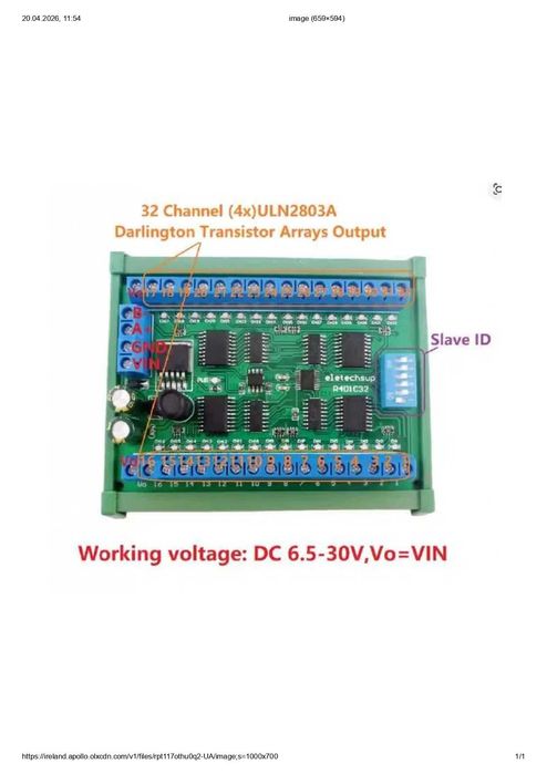 RS485 Modbus RTU (8 /32 канала) расширение  ввода-вывода