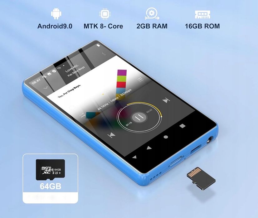 Odtwarzacz MP3 MP4 WiFi Bluetooth Głośnik dotykowy HiFi dotykowy Ekran 80GB