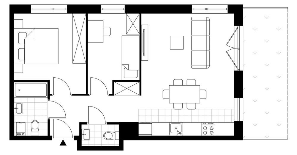 3-pokojowe mieszkanie 52m2 + ogródek
