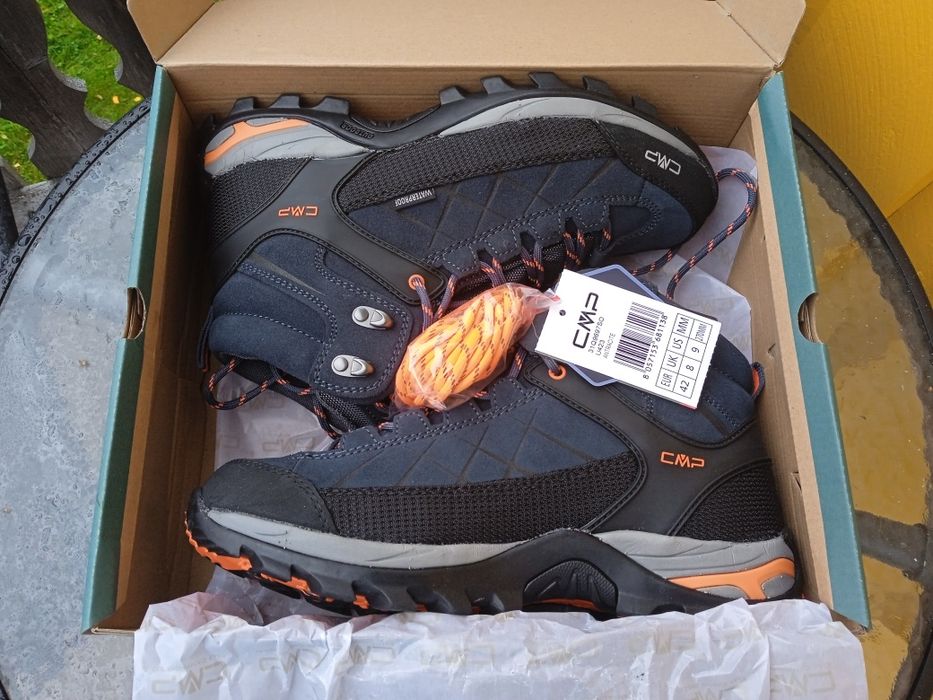 Трекинговые, демисезонные ботинки CMP (42 размер) 27 см по стельке.