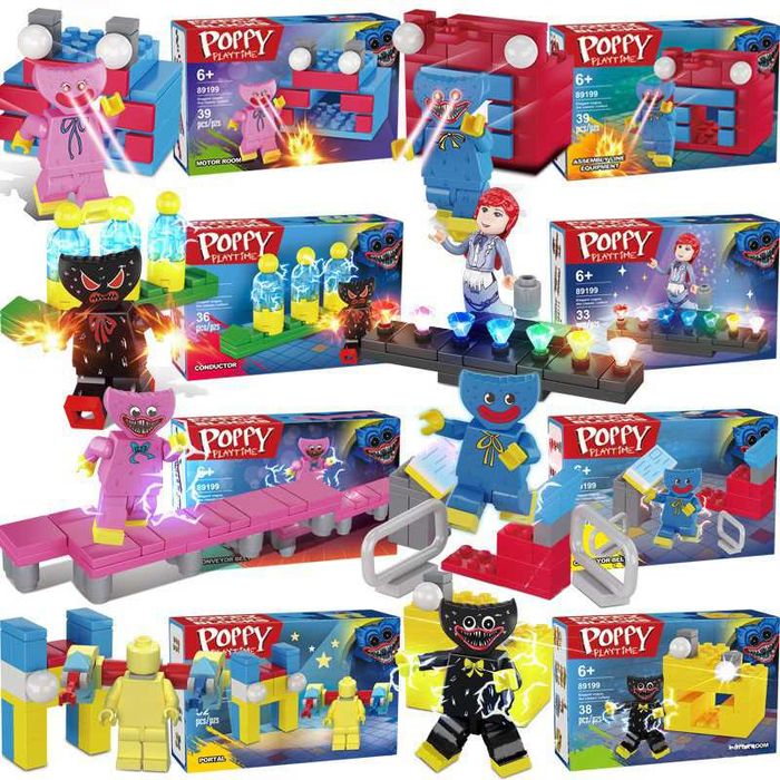 NEW! Конструктор Лего Хаги Ваги, Киси Миси Lego Poppy Playtime 8 видов