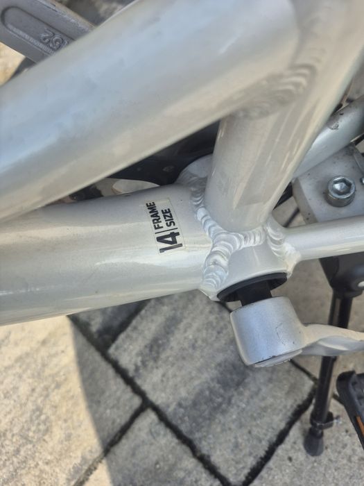 Rower dziewczęcy ramach 14