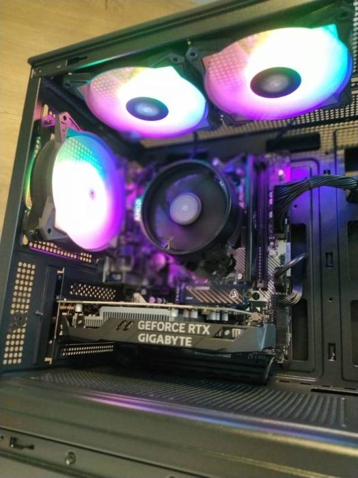 Komputer Gamingowy_Ryzen 5 5500_RTX 3050 6GB_SSD 512GB_16GB DDR4_Win11