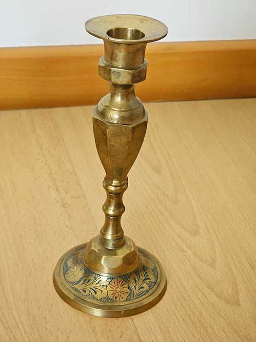 2 castiçais antigos