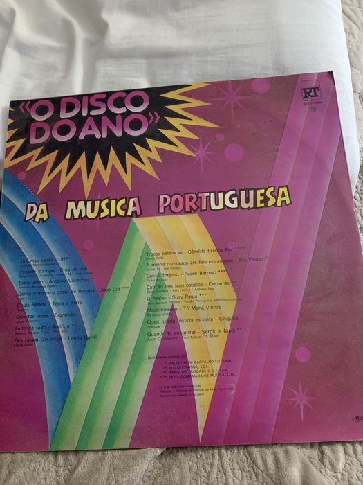 Vinil “O disco do ano da música portuguesa”