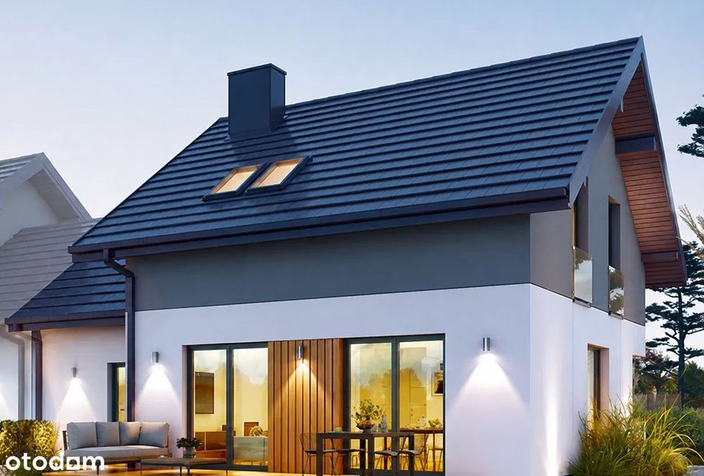 Nowy dom w zabudowie bliźniaczej| 111,42 m² |Garaż| Wola Rasztowska