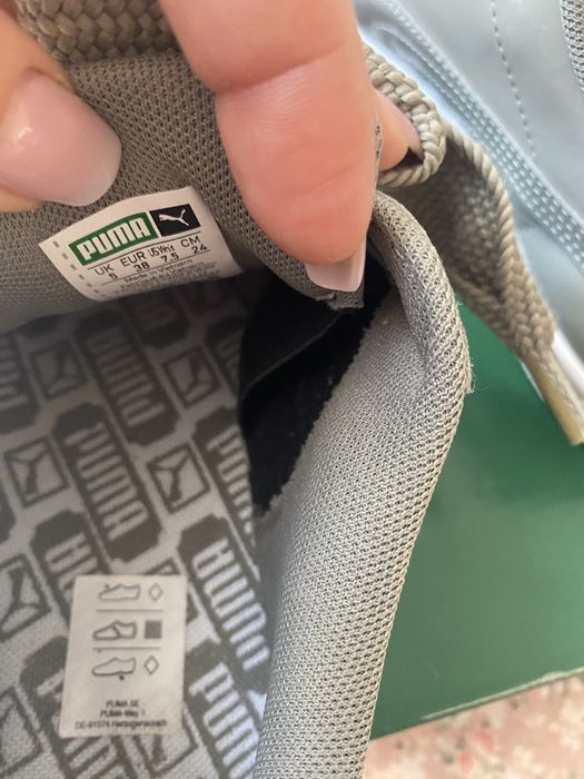 Adidasy Puma lakierowane kokarda rozmiar 38