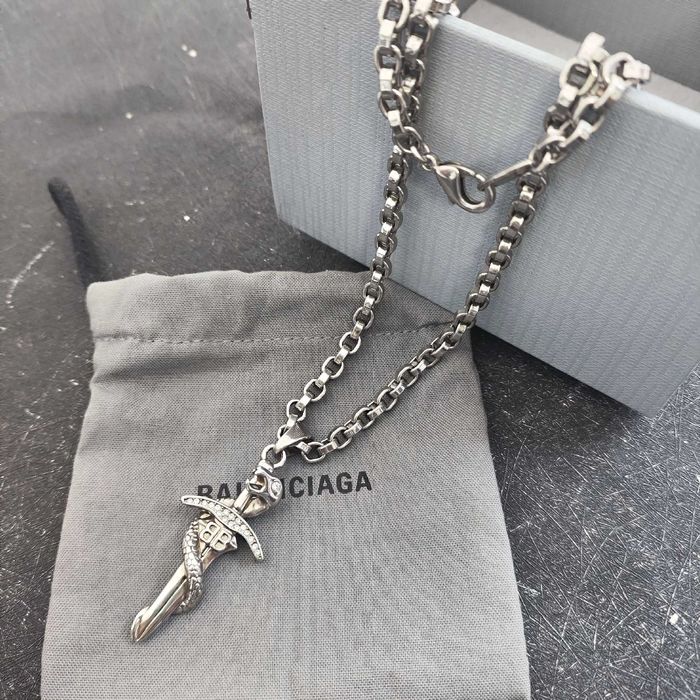 Ланцюжок Balenciaga dagger | Підвіска меч Баленсіага